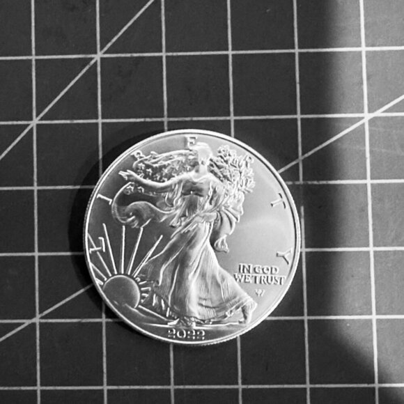 2022 American Silver Eagle Coin Silver Bullion One Dollar Liberty Eagle Design - Picture 13 of 14